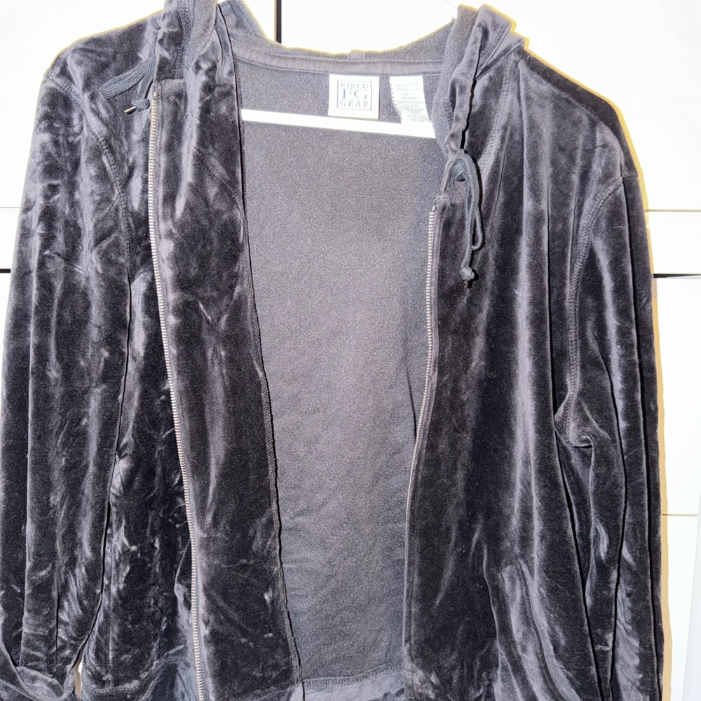 Black Velvet Hoodie